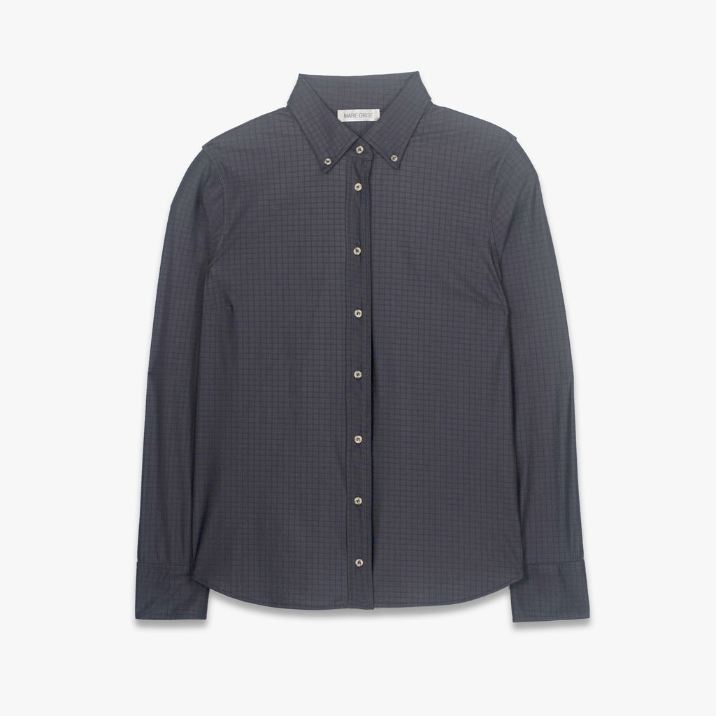 Button Down - Black AeroCheck