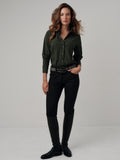 Button Down - Hunter Green
