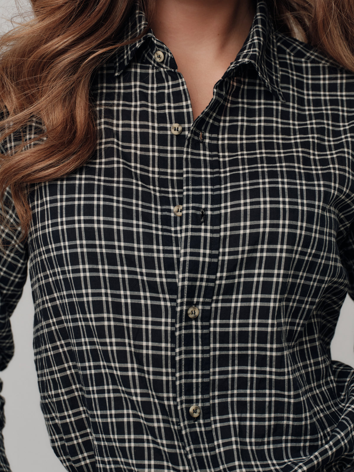 Oxford - Black/Ecru Check