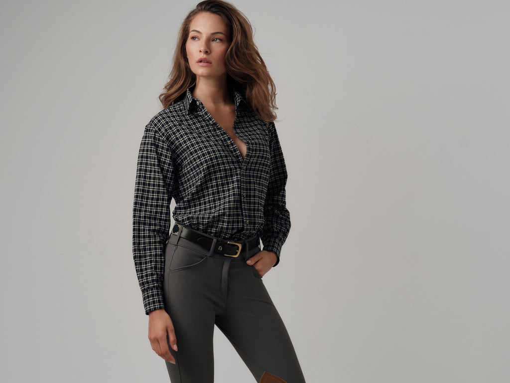 Oxford - Black/Ecru Check