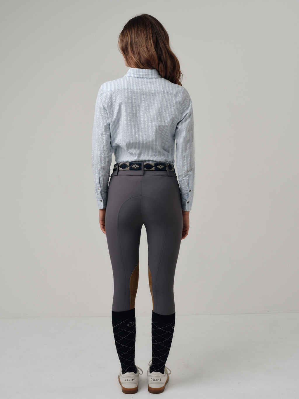 Button Down - Baby Blue Stripe
