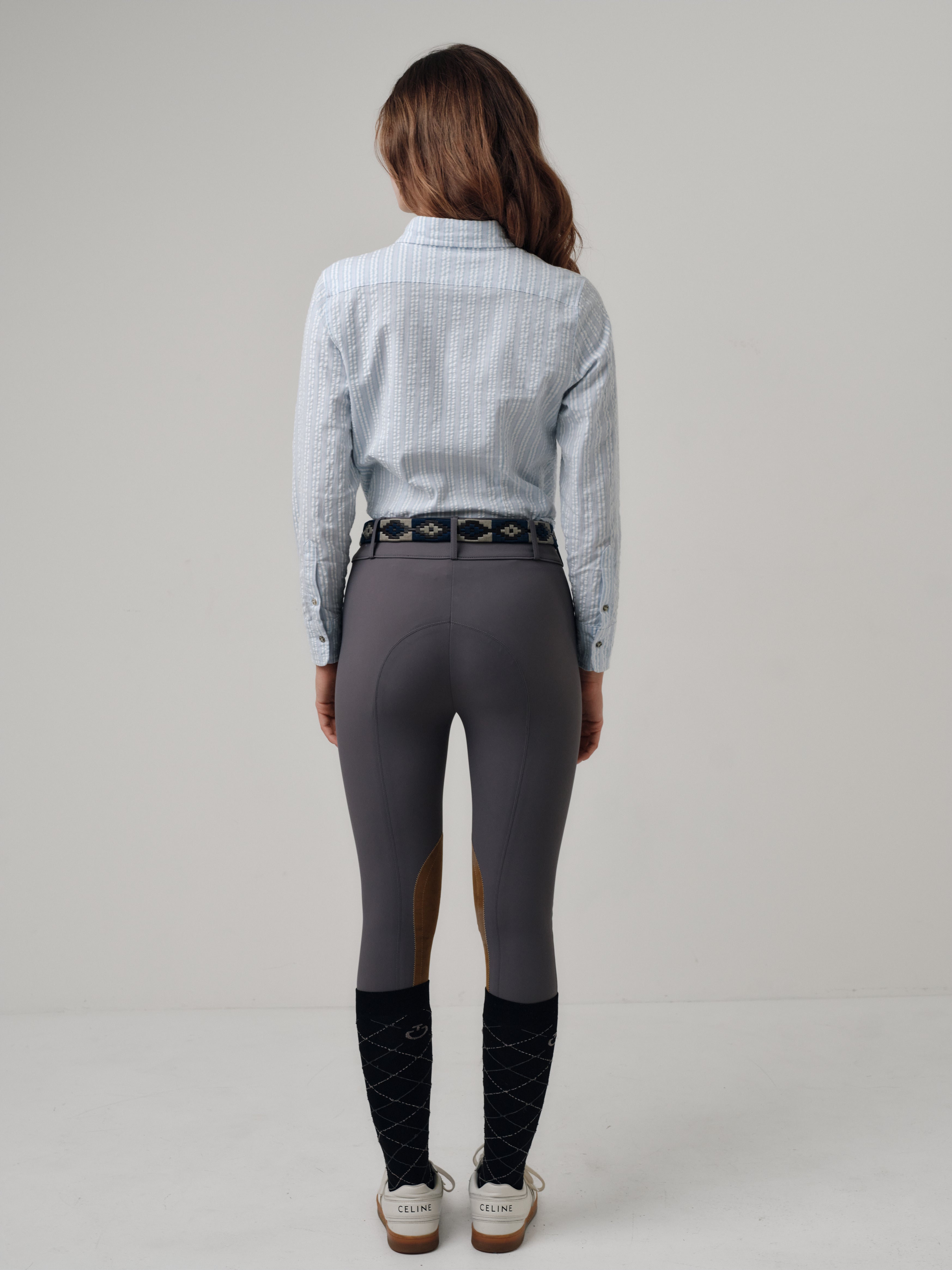 Button Down - Baby Blue Stripe