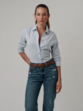 Button Down - Baby Blue Stripe