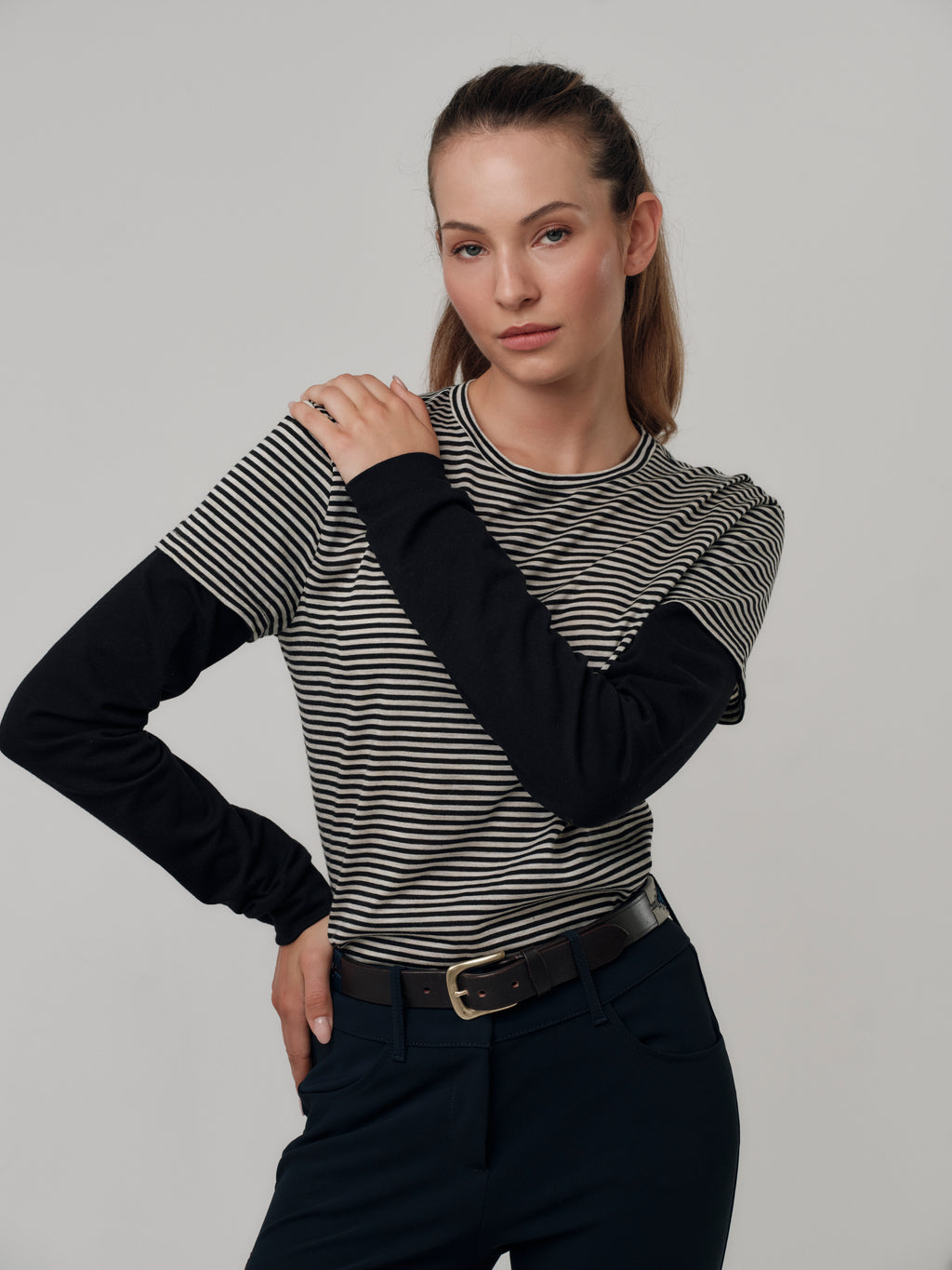 Striped Layered Tee